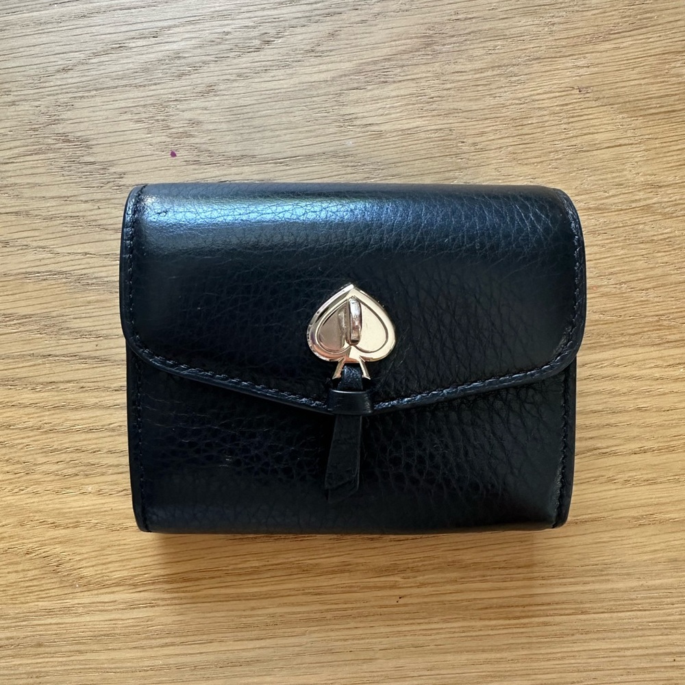 Kate Spade Black Leather Women's Wallet